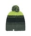 Color Kids Wintermütze Colorblock Dark Forest