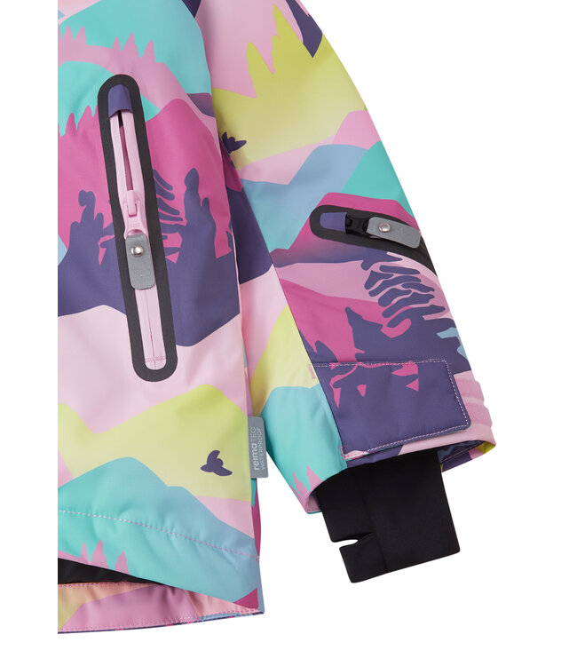 Reima tec Kinder Skijacke Kiiruna Grey Pink