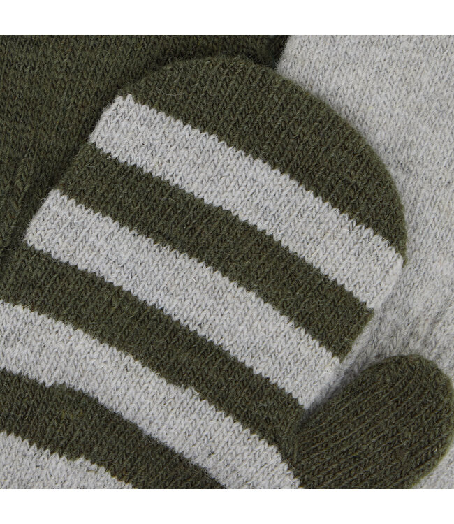 Minymo Kleinkinder 3er Pack Strickfäustlinge