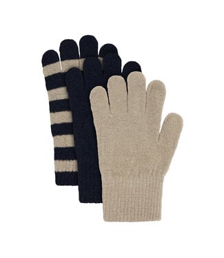 Minymo Kinder 3er Pack Strickhandschuhe