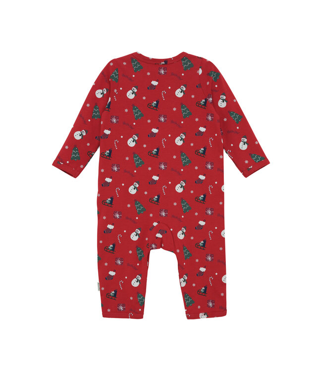 Minymo Weihnachst Strampler Scarlet Sage