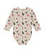 Minymo Weihnachst Body Beige Melange