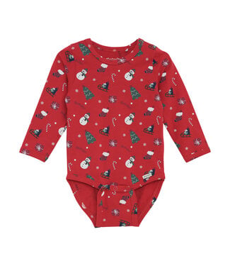 Minymo Weihnachst Body Scarlet Sage