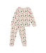 Minymo Weihnachst Pyjama Beige Melange