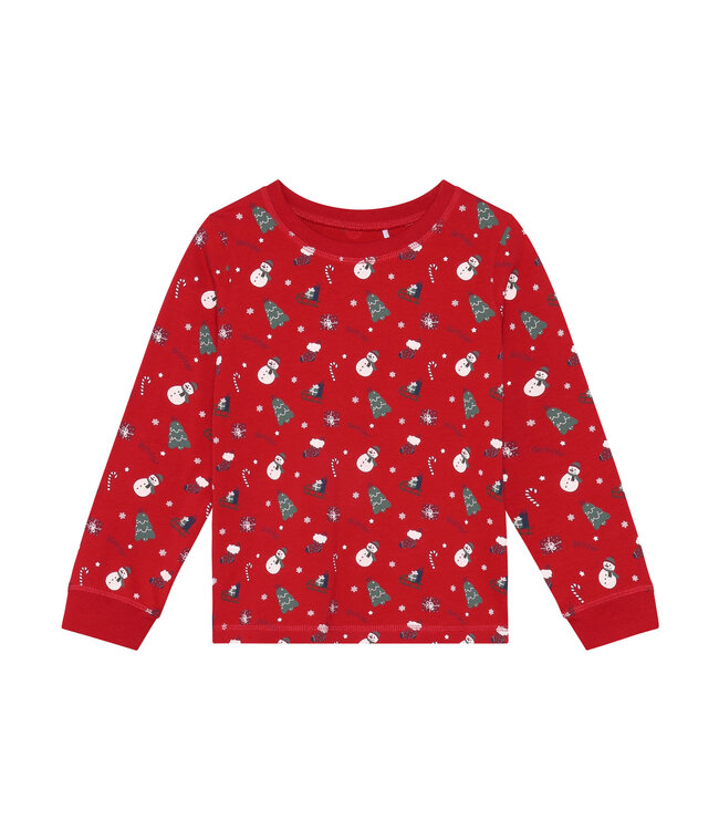 Minymo Weihnachst Pyjama Scarlet Sage