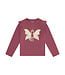 Minymo Mädchen Langarmshirt Crushed Berry