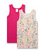 Sanetta Mädchen-Unterhemd (Doppelpack) beige & pink