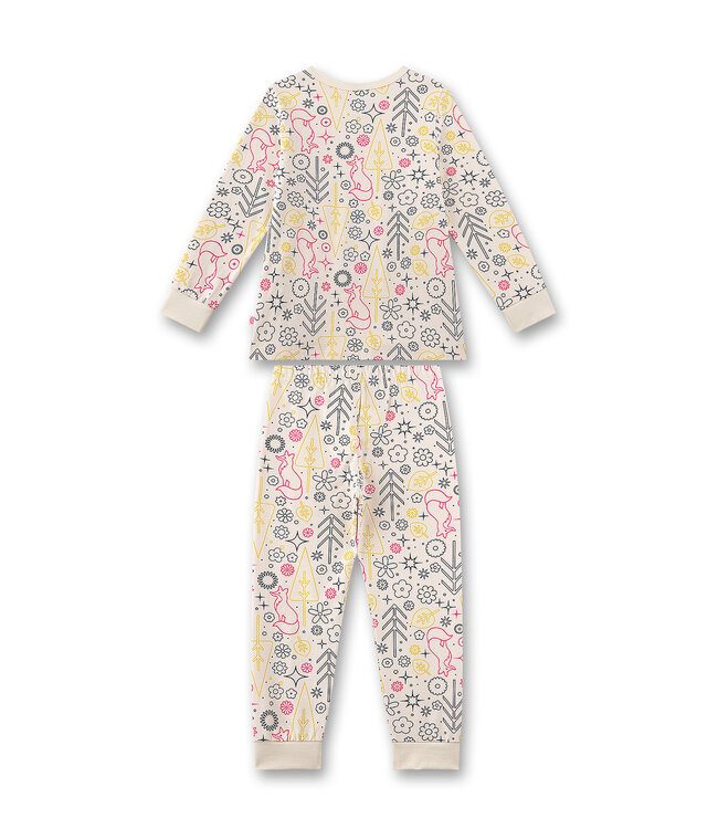 Sanetta Mädchen Schlafanzug beige