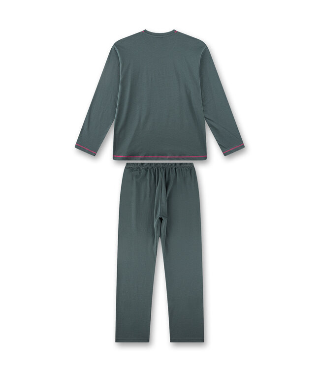 Sanetta Mädchen Schlafanzug Tiger green