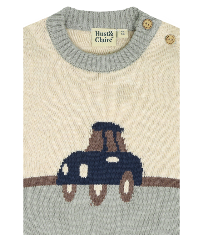 Hust & Claire Baby Pullover Pilou Old Car