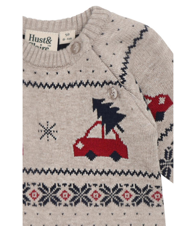 Hust & Claire Baby Weihnachts Strampler Manly
