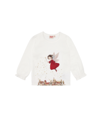 Hust & Claire Mädchen Weihnachts Langarmshirt Alma Fairy