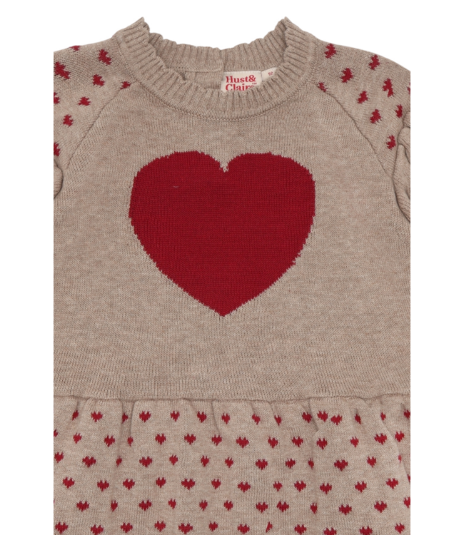 Hust & Claire Mädchen Weihnachts Kleid Knit