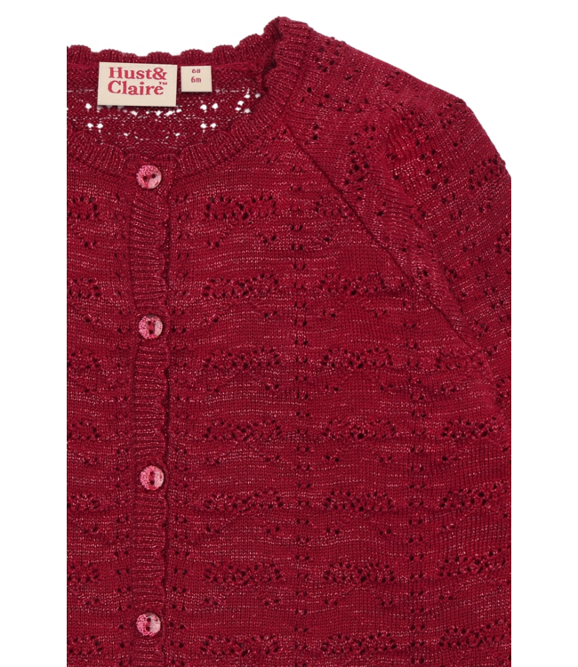 Hust & Claire Mädchen Weihnachts Strickjacke Cilja