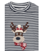 Hust & Claire Jungen Weihnachts Langarmshirt Anton Deer