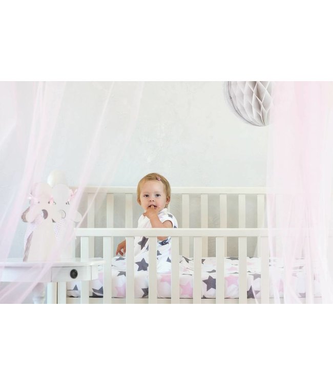 Zewi bébé-jou Waschhandschuh rose stars