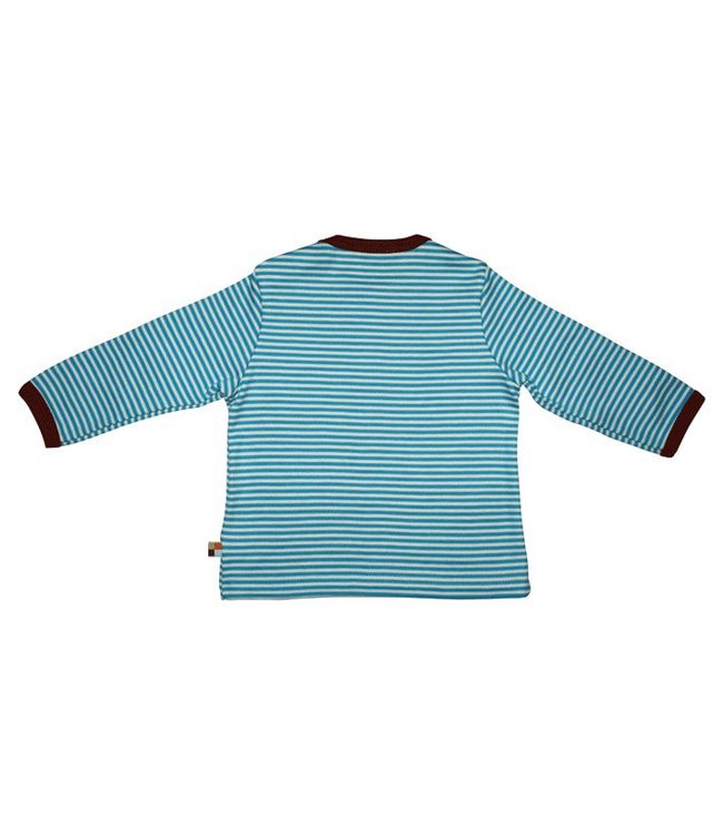Loud and Proud Shirt 145 - Shirt Streifen Aqua