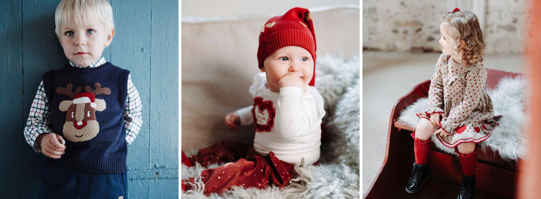 Weihnachts-Outfits für Kinder