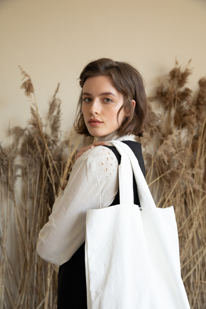 F.G. Tote Bag Off White - Tyvek series 