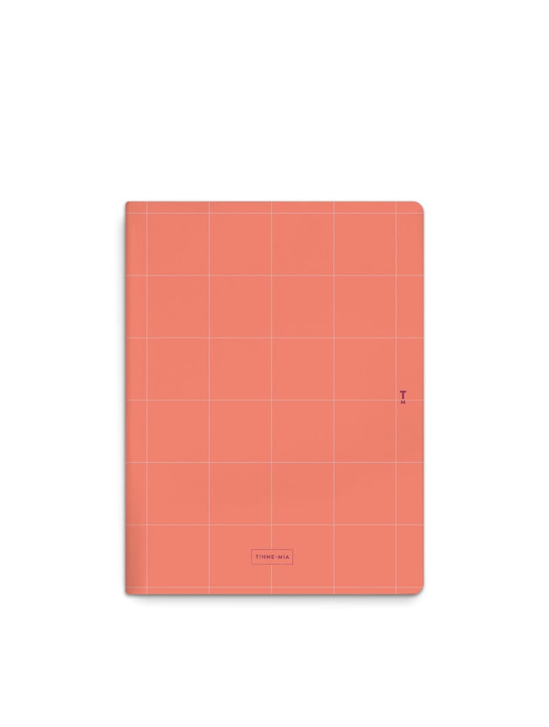 Schriften A5 - set2 -  Carmine Grid / Tangerine Grid