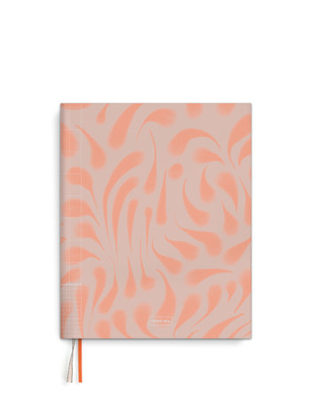 Notebook A5 - Orange Waves
