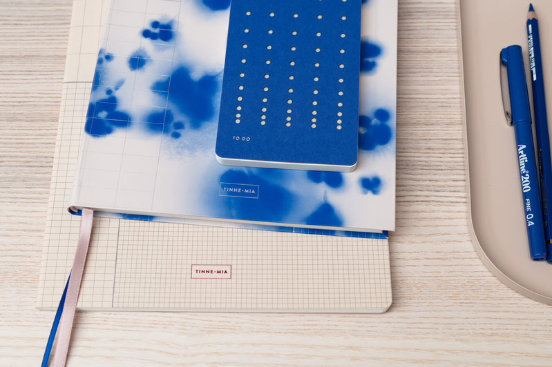 Notitieboek A5 - Blue Blossom