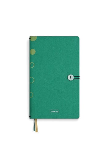 Notitieboek met knoop - Emerald