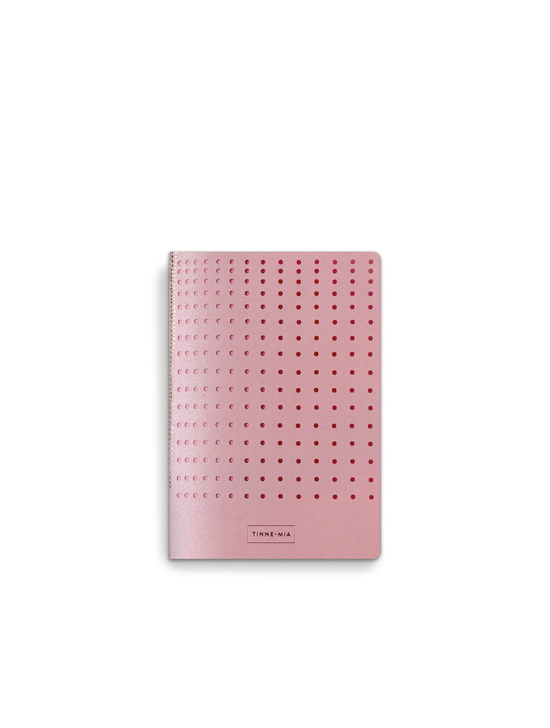 Note Booklet A6 - Gridded Pink