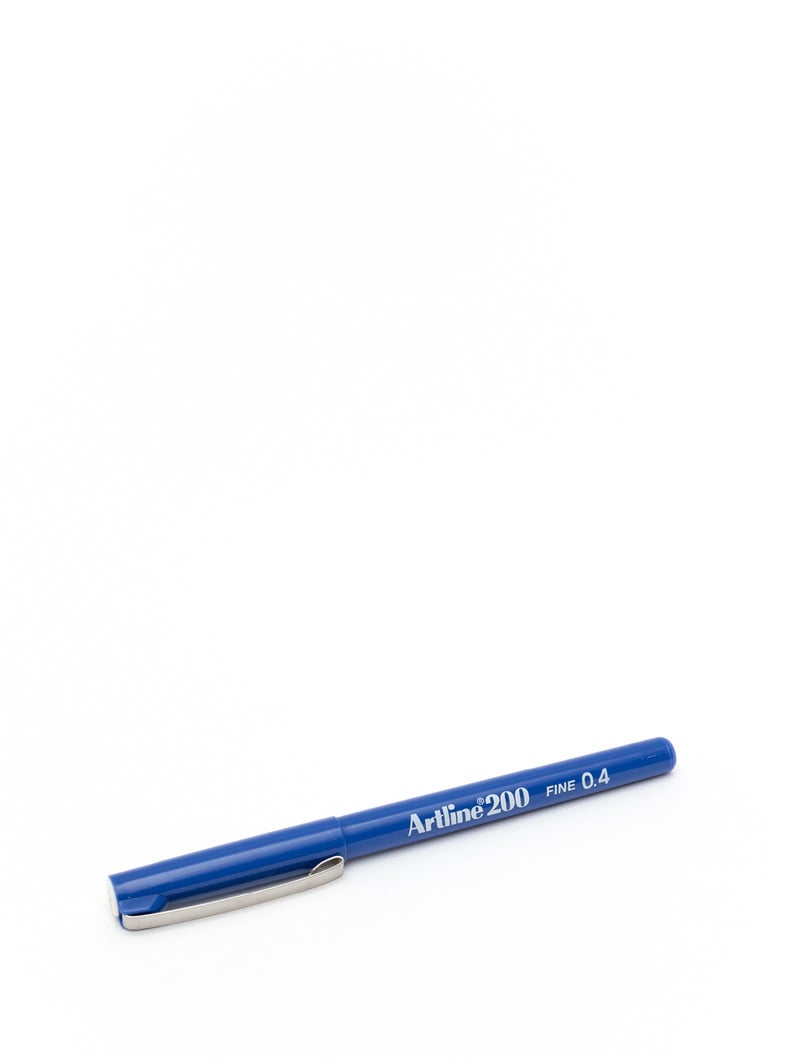 Artline Fineliner Artline 200, 04mm, Blauw