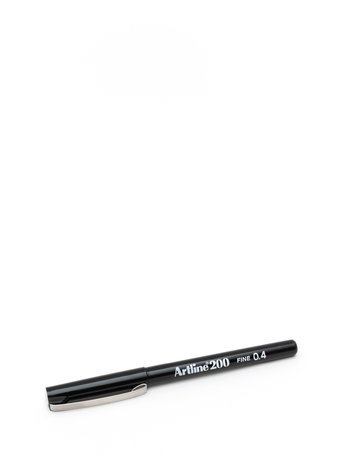 Artline Fineliner Artline 200, 04mm, Black