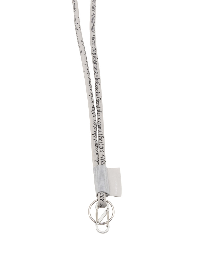 Lore Puffy Key lanyard - Silver