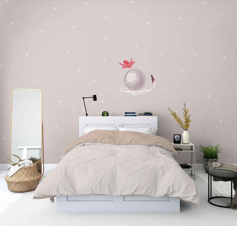 Wallpaper Loua - Where is your Bubble - Lilac