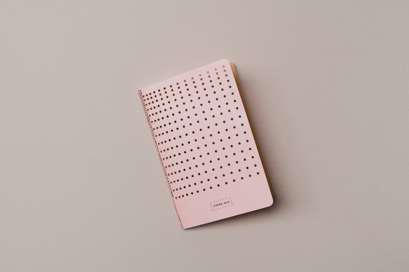 Notitieboekje A6 - Gridded Pink