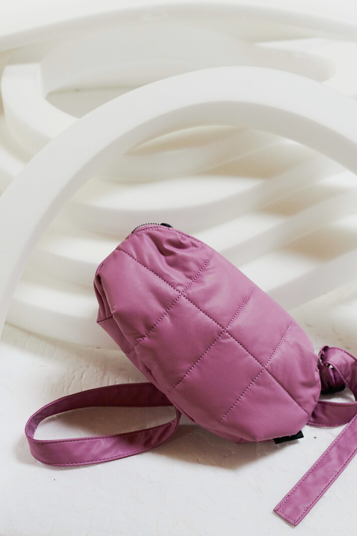 Cilou puffy belt bag  -  Pale Pansy