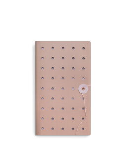 Notebook with Japanese closure  - Perfo Almond