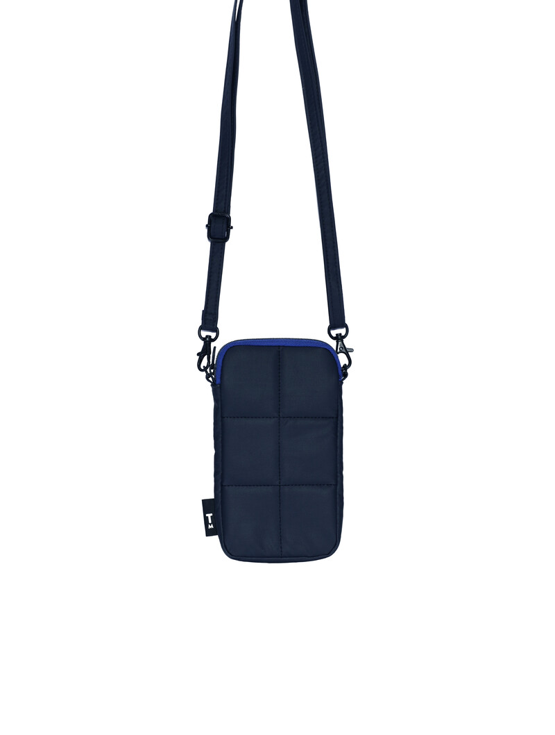 Luce Puffy phone pouch - Night Blue