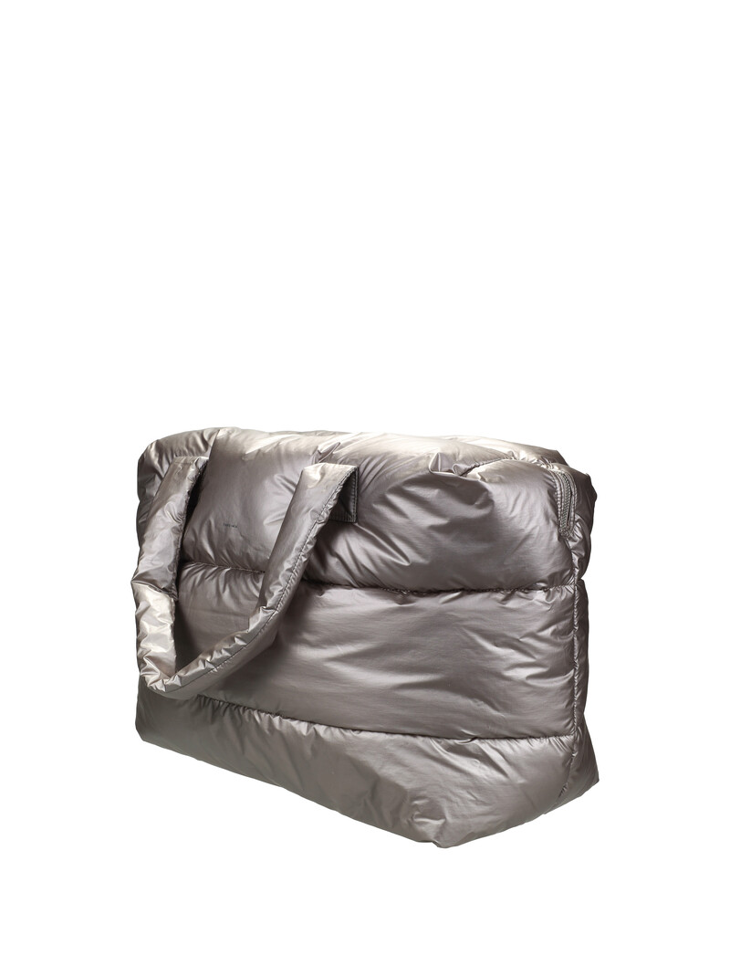 Camill Big Puffy Weekend Bag - Greige Gold