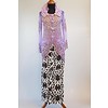 Kebaya glamour lavendel met bijpassende sarong