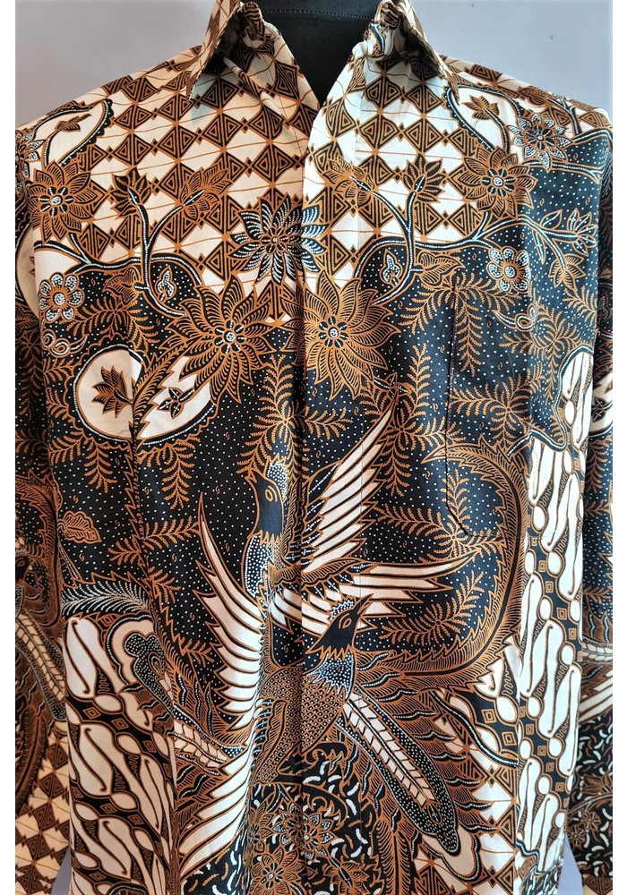 Batik overhemd lange mouw 1310-02