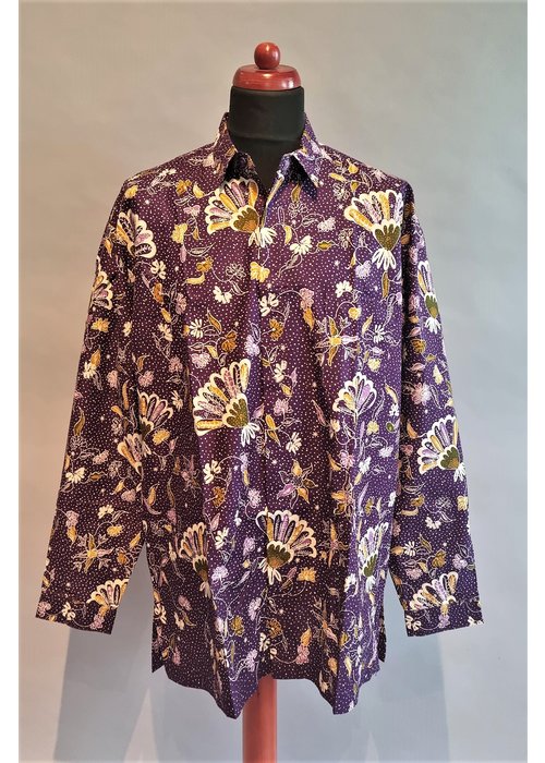 Batik overhemd lange mouw 2011-02