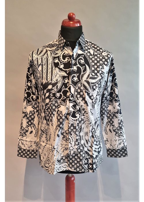 Batik overhemd lange mouw 2011-03