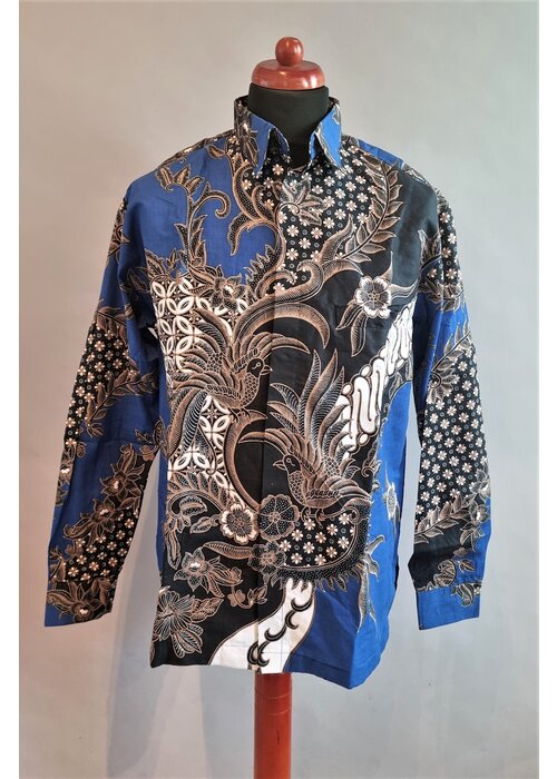 Batik overhemd lange mouw 2505-02