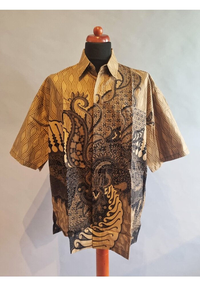 Batik overhemd korte mouw 2309-05