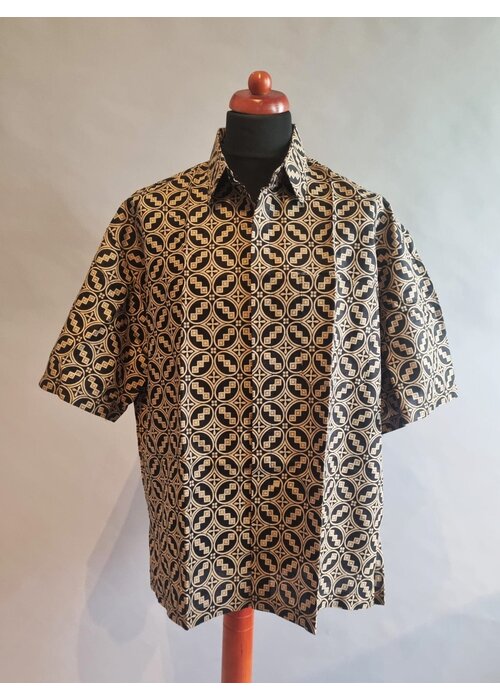Batik overhemd korte mouw 2309-06
