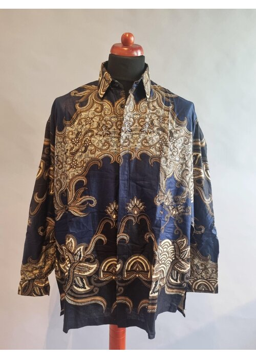 Batik overhemd lange mouw 2309-09