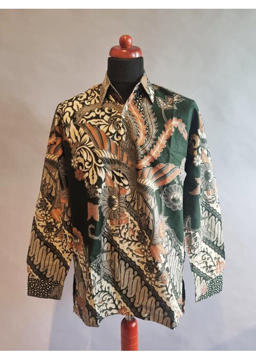 Batik overhemd lange mouw 2309-17