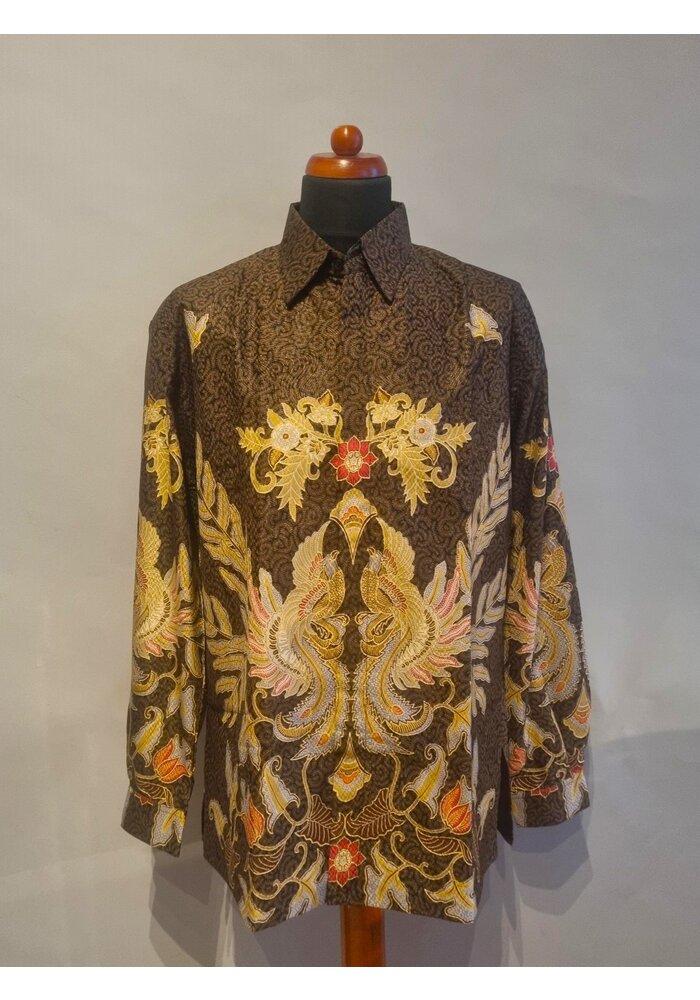 Batik overhemd lange mouw 1511-03