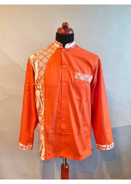 Batik overhemd lange mouw 0310-02