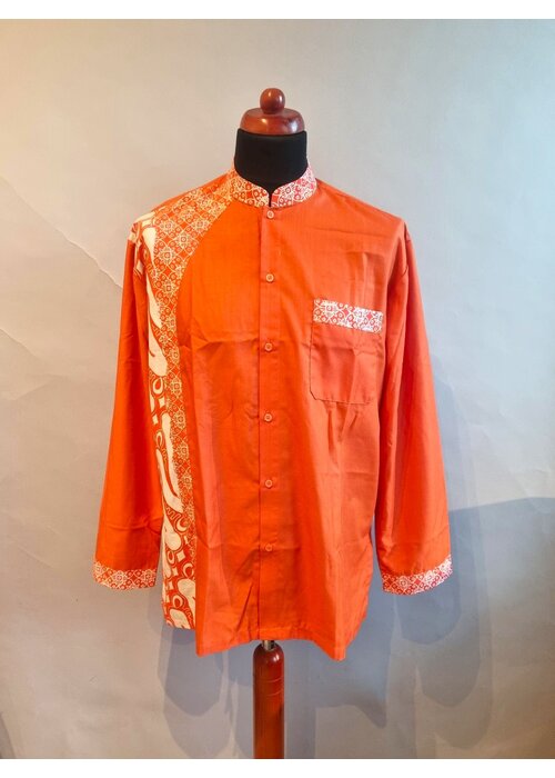 Batik overhemd lange mouw 0310-03