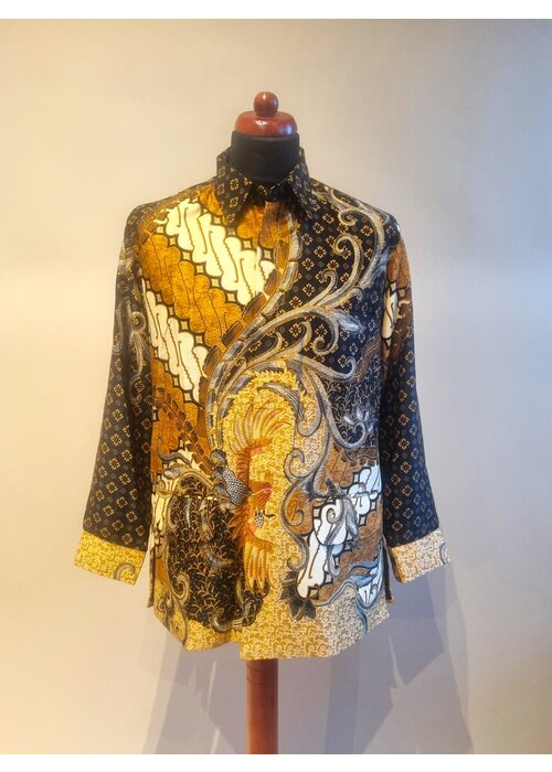 Batik overhemd lange mouw 2206-01